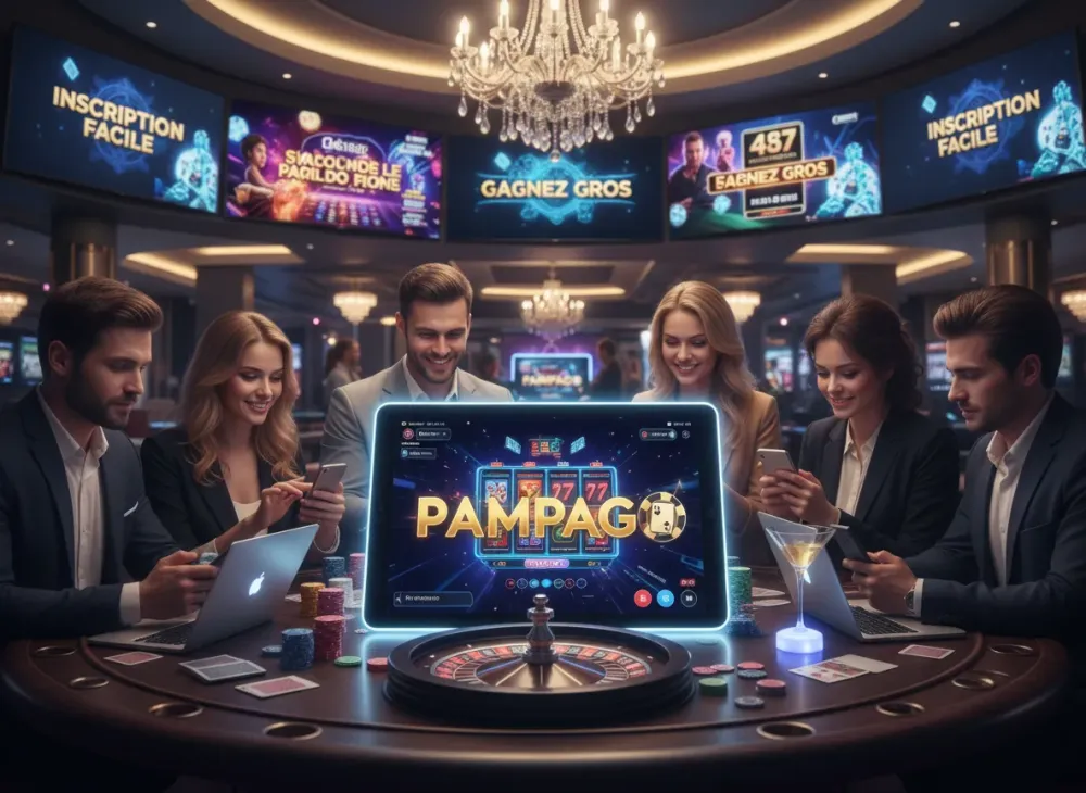 Pampago inscription dans les jeux de hasard en ligne